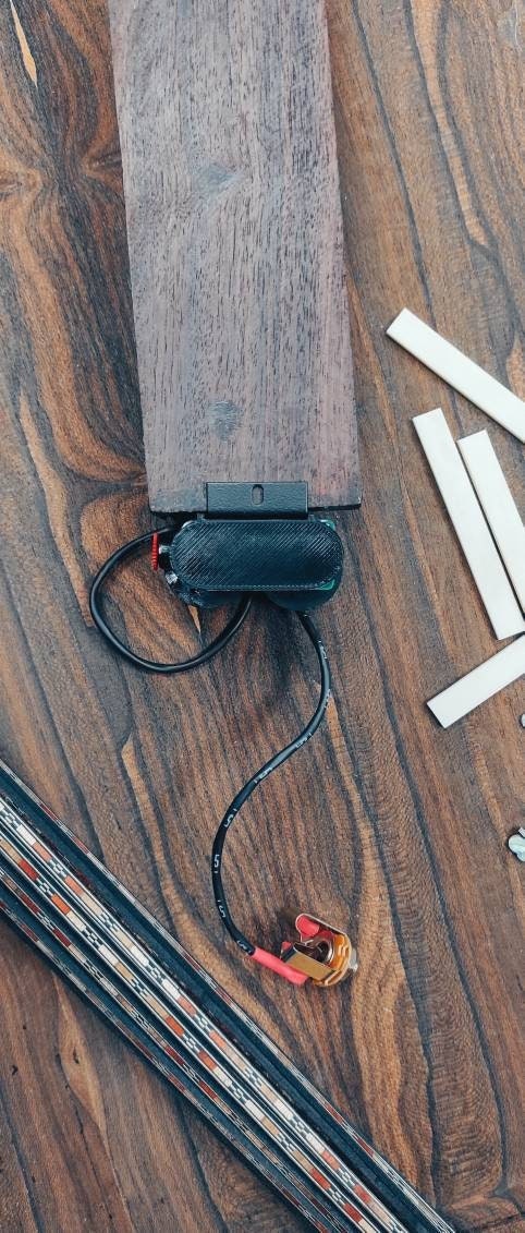 B-Voice ~ Bouzouki Active Pickup ~ The "Active - Black " model ~Active 6String & 8String Bouzouki Pick-up ~